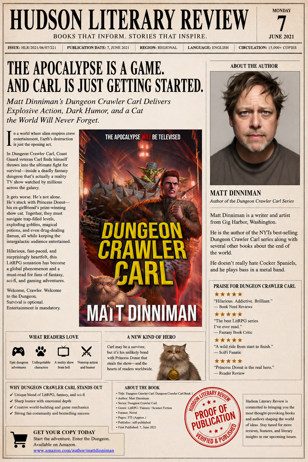 The Apocalypse Is a Game. And Carl Is Just Getting Started.